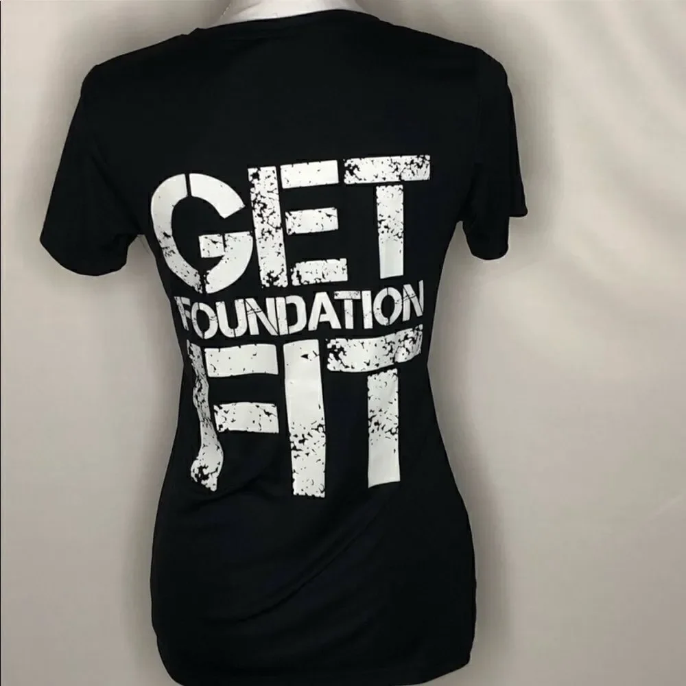 𝅺EUC Alo Yoga vintage fitsanity workout short sleeve T-shirt medium
